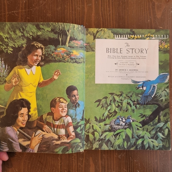 Vtg The Bible Story By Arthur S Maxwell (Vol 1) HC Display/Sample Copy 1976 - Picture 8 of 16